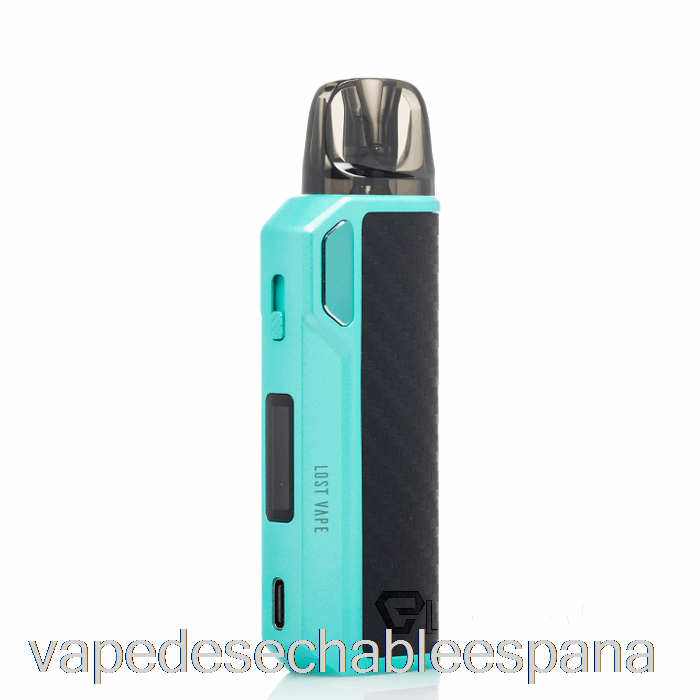 Vape Desechable España Lost Vape Thelema Elite 40 Pod Kit Esmeralda Carbono